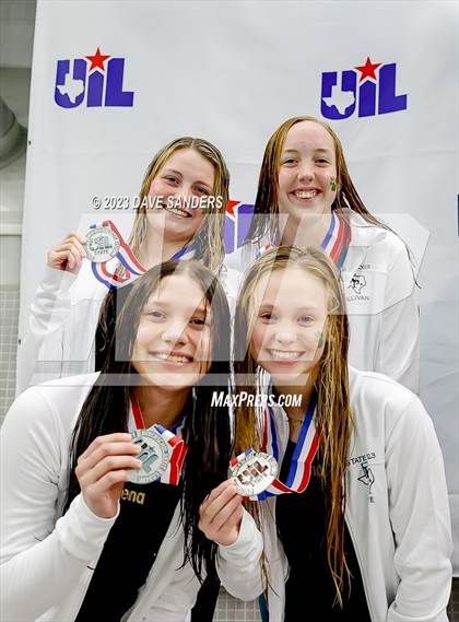 Thumbnail 2 in UIL 5A State Varsity Swim & Dive Finals photogallery.