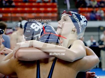 Thumbnail 1 in UIL 5A State Varsity Swim & Dive Finals photogallery.