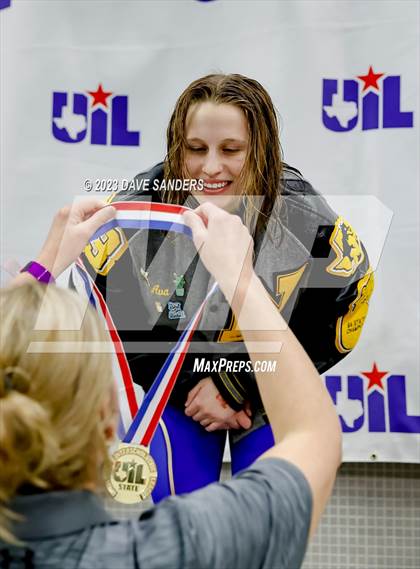 Thumbnail 3 in UIL 5A State Varsity Swim & Dive Finals photogallery.