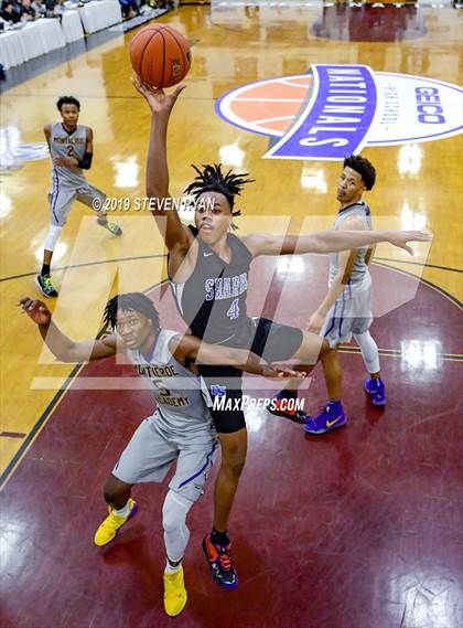 Thumbnail 1 in University vs. Montverde Academy (GEICO National Tournament Quarterfinal) photogallery.