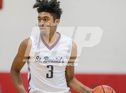 Thumbnail 2 in St. Benedict's Prep vs. Bergen Catholic (Hoop Group NJ Tip Off Classic) photogallery.