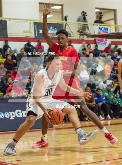 Thumbnail 1 in St. Benedict's Prep vs. Bergen Catholic (Hoop Group NJ Tip Off Classic) photogallery.