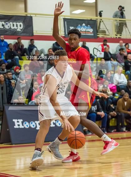 Thumbnail 3 in St. Benedict's Prep vs. Bergen Catholic (Hoop Group NJ Tip Off Classic) photogallery.
