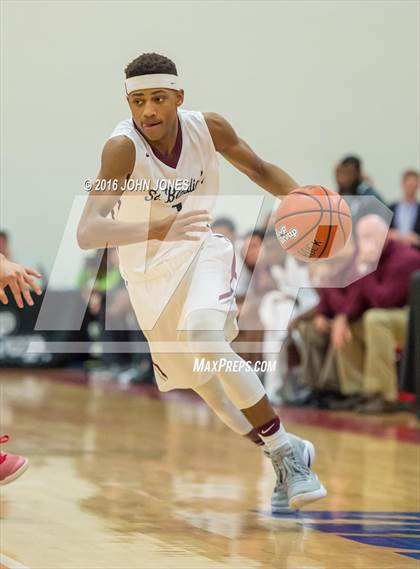 Thumbnail 1 in St. Benedict's Prep vs. Bergen Catholic (Hoop Group NJ Tip Off Classic) photogallery.