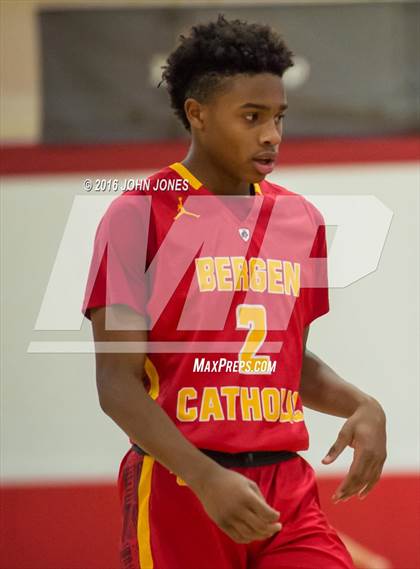 Thumbnail 1 in St. Benedict's Prep vs. Bergen Catholic (Hoop Group NJ Tip Off Classic) photogallery.