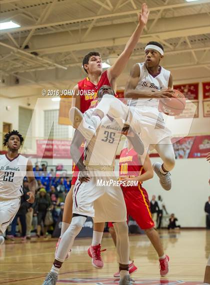 Thumbnail 2 in St. Benedict's Prep vs. Bergen Catholic (Hoop Group NJ Tip Off Classic) photogallery.