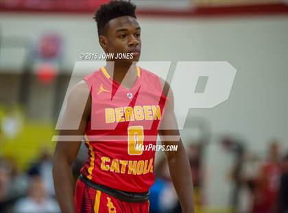 Thumbnail 3 in St. Benedict's Prep vs. Bergen Catholic (Hoop Group NJ Tip Off Classic) photogallery.
