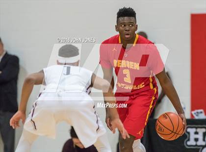 Thumbnail 1 in St. Benedict's Prep vs. Bergen Catholic (Hoop Group NJ Tip Off Classic) photogallery.