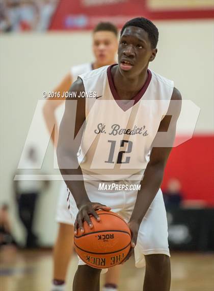 Thumbnail 2 in St. Benedict's Prep vs. Bergen Catholic (Hoop Group NJ Tip Off Classic) photogallery.
