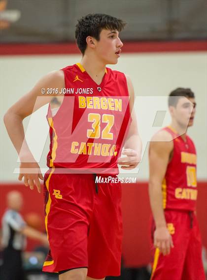 Thumbnail 3 in St. Benedict's Prep vs. Bergen Catholic (Hoop Group NJ Tip Off Classic) photogallery.
