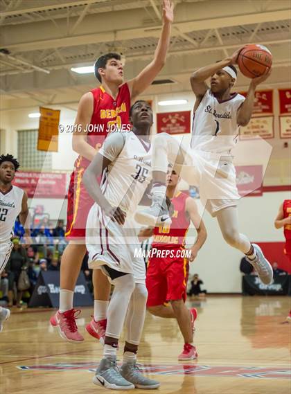 Thumbnail 1 in St. Benedict's Prep vs. Bergen Catholic (Hoop Group NJ Tip Off Classic) photogallery.