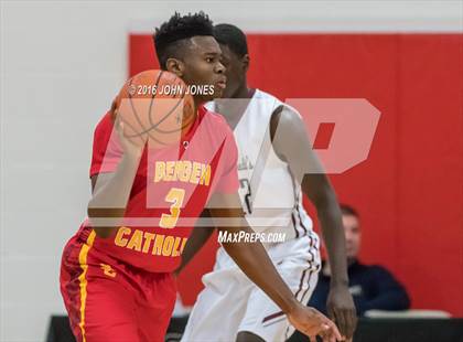 Thumbnail 3 in St. Benedict's Prep vs. Bergen Catholic (Hoop Group NJ Tip Off Classic) photogallery.