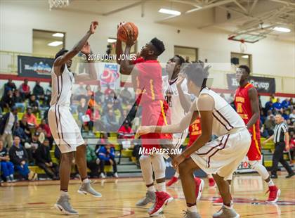 Thumbnail 1 in St. Benedict's Prep vs. Bergen Catholic (Hoop Group NJ Tip Off Classic) photogallery.