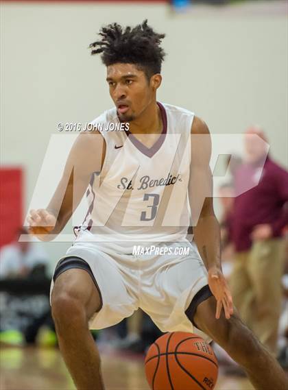 Thumbnail 2 in St. Benedict's Prep vs. Bergen Catholic (Hoop Group NJ Tip Off Classic) photogallery.