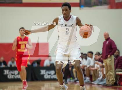 Thumbnail 1 in St. Benedict's Prep vs. Bergen Catholic (Hoop Group NJ Tip Off Classic) photogallery.