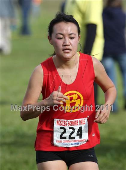 Thumbnail 2 in CIF NCS Crooss County Championships (Girls D1) photogallery.