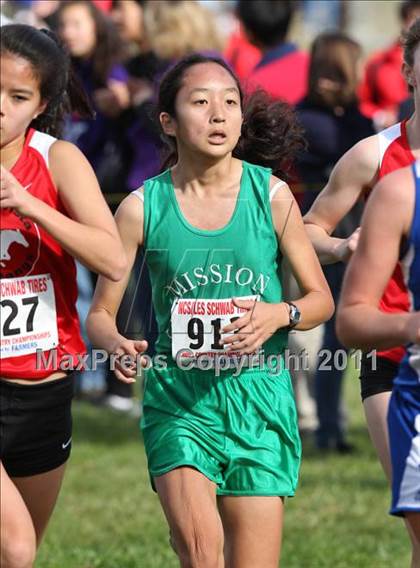 Thumbnail 2 in CIF NCS Crooss County Championships (Girls D1) photogallery.