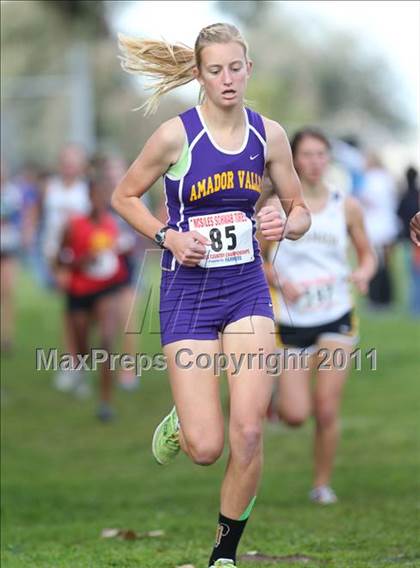 Thumbnail 2 in CIF NCS Crooss County Championships (Girls D1) photogallery.