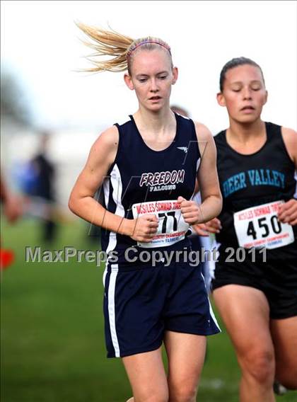 Thumbnail 1 in CIF NCS Crooss County Championships (Girls D1) photogallery.