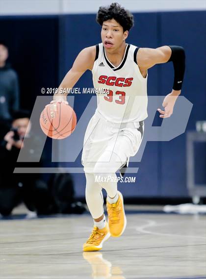 Thumbnail 2 in Fairfax vs. Santa Clarita Christian (Sierra Canyon Super Showcase) photogallery.