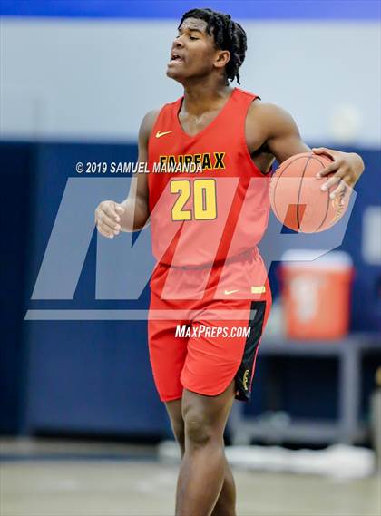 Thumbnail 3 in Fairfax vs. Santa Clarita Christian (Sierra Canyon Super Showcase) photogallery.
