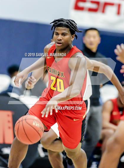 Thumbnail 1 in Fairfax vs. Santa Clarita Christian (Sierra Canyon Super Showcase) photogallery.