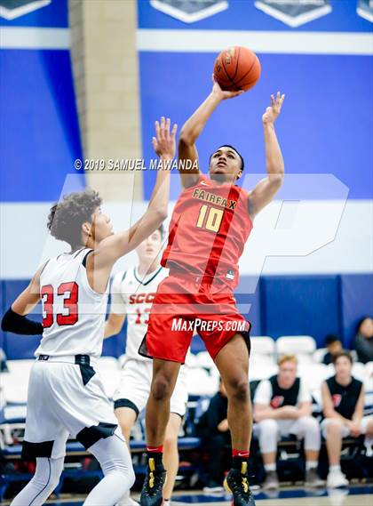 Thumbnail 2 in Fairfax vs. Santa Clarita Christian (Sierra Canyon Super Showcase) photogallery.