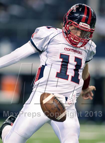 Thumbnail 1 in Centennial vs. South Oak Cliff (UIL 4A Area Playoff) photogallery.