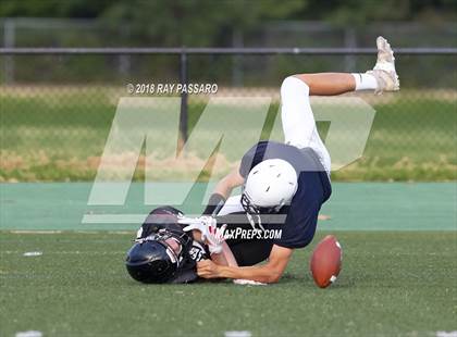 Thumbnail 1 in HHHE vs Eastport-South Manor Scrimmage photogallery.