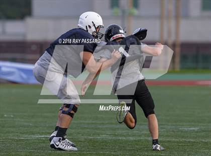 Thumbnail 1 in HHHE vs Eastport-South Manor Scrimmage photogallery.