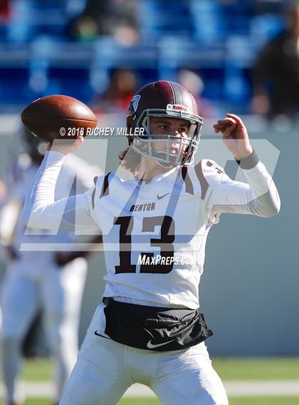 Thumbnail 2 in Greenwood vs. Benton (AAA 6A State Final) photogallery.