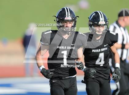 Thumbnail 3 in Pueblo South vs. Palmer Ridge (2019 CHSAA 3A Championship photogallery.