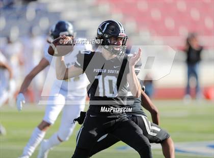 Thumbnail 2 in Pueblo South vs. Palmer Ridge (2019 CHSAA 3A Championship photogallery.