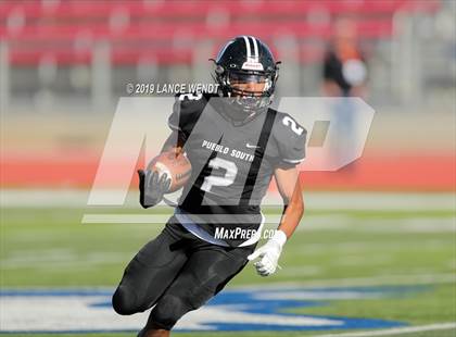 Thumbnail 2 in Pueblo South vs. Palmer Ridge (2019 CHSAA 3A Championship photogallery.