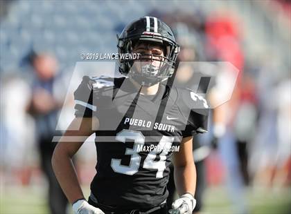 Thumbnail 2 in Pueblo South vs. Palmer Ridge (2019 CHSAA 3A Championship photogallery.