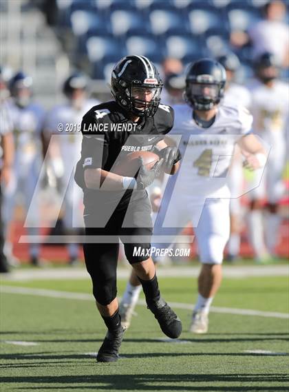 Thumbnail 1 in Pueblo South vs. Palmer Ridge (2019 CHSAA 3A Championship photogallery.
