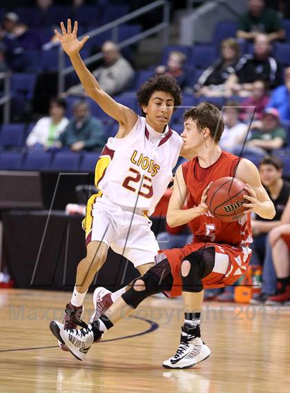 Thumbnail 2 in McClave vs. Shining Mountain (CHSAA 1A State Championship) photogallery.