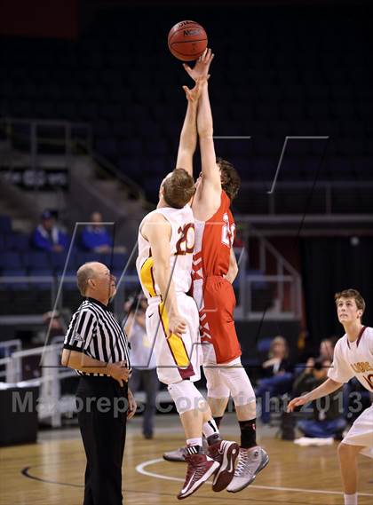 Thumbnail 2 in McClave vs. Shining Mountain (CHSAA 1A State Championship) photogallery.