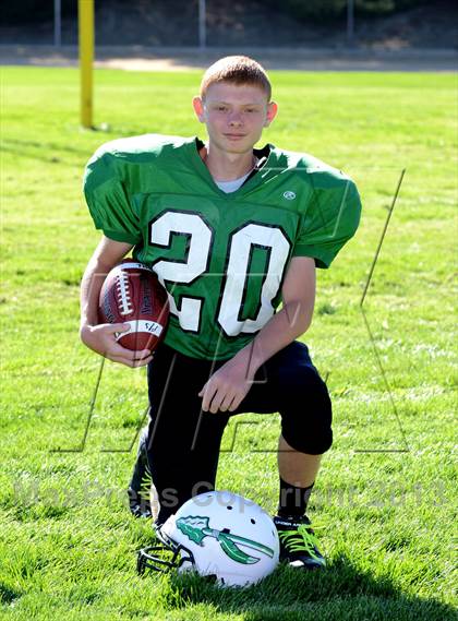 Thumbnail 2 in Fr: Tehachapi Freshman Football Team and Individual Portraits photogallery.