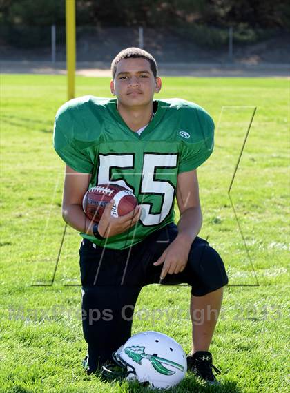 Thumbnail 1 in Fr: Tehachapi Freshman Football Team and Individual Portraits photogallery.