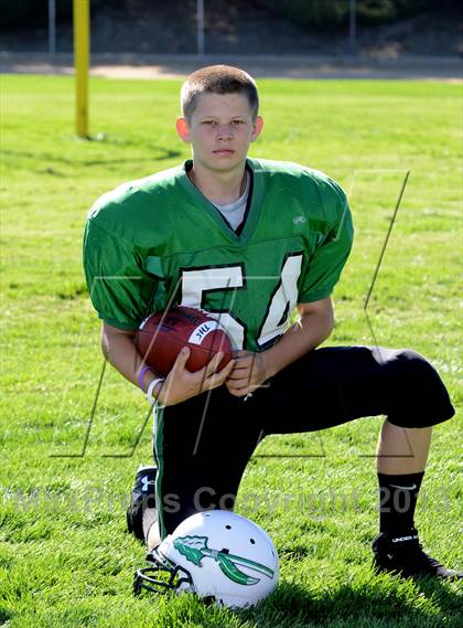 Thumbnail 3 in Fr: Tehachapi Freshman Football Team and Individual Portraits photogallery.