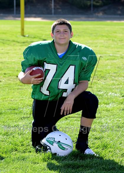 Thumbnail 2 in Fr: Tehachapi Freshman Football Team and Individual Portraits photogallery.