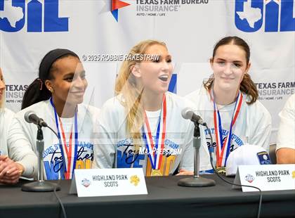 Thumbnail 1 in Highland Park @ A&M Consolidated (UIL 5A D1 Volleyball Final Medal Ceremony) photogallery.