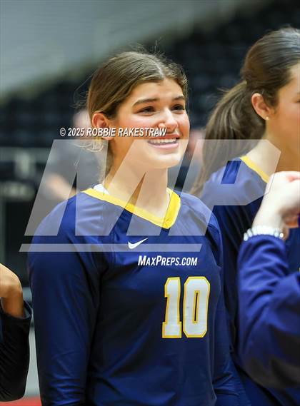 Thumbnail 2 in Highland Park @ A&M Consolidated (UIL 5A D1 Volleyball Final Medal Ceremony) photogallery.