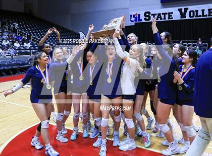 Thumbnail 2 in Highland Park @ A&M Consolidated (UIL 5A D1 Volleyball Final Medal Ceremony) photogallery.