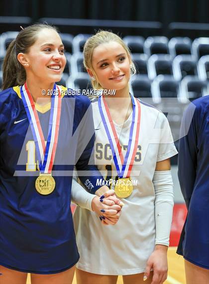 Thumbnail 3 in Highland Park @ A&M Consolidated (UIL 5A D1 Volleyball Final Medal Ceremony) photogallery.