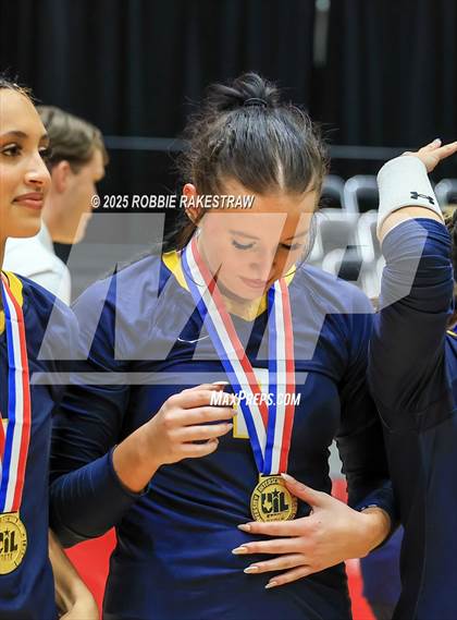 Thumbnail 2 in Highland Park @ A&M Consolidated (UIL 5A D1 Volleyball Final Medal Ceremony) photogallery.