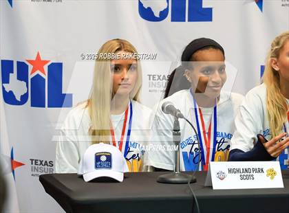 Thumbnail 3 in Highland Park @ A&M Consolidated (UIL 5A D1 Volleyball Final Medal Ceremony) photogallery.