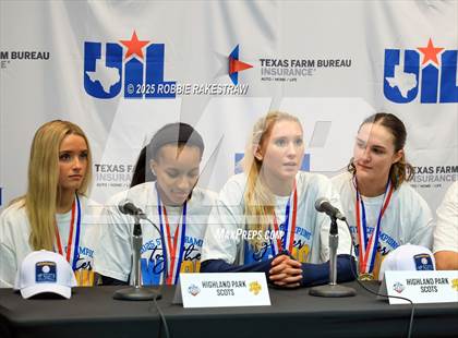 Thumbnail 2 in Highland Park @ A&M Consolidated (UIL 5A D1 Volleyball Final Medal Ceremony) photogallery.