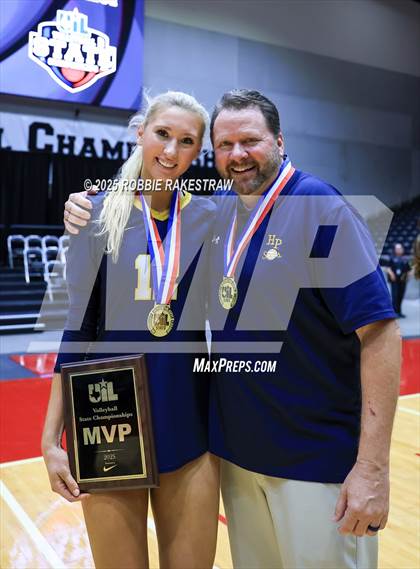 Thumbnail 1 in Highland Park @ A&M Consolidated (UIL 5A D1 Volleyball Final Medal Ceremony) photogallery.